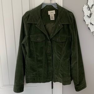 LL Bean Womens size M Jean style Jacket